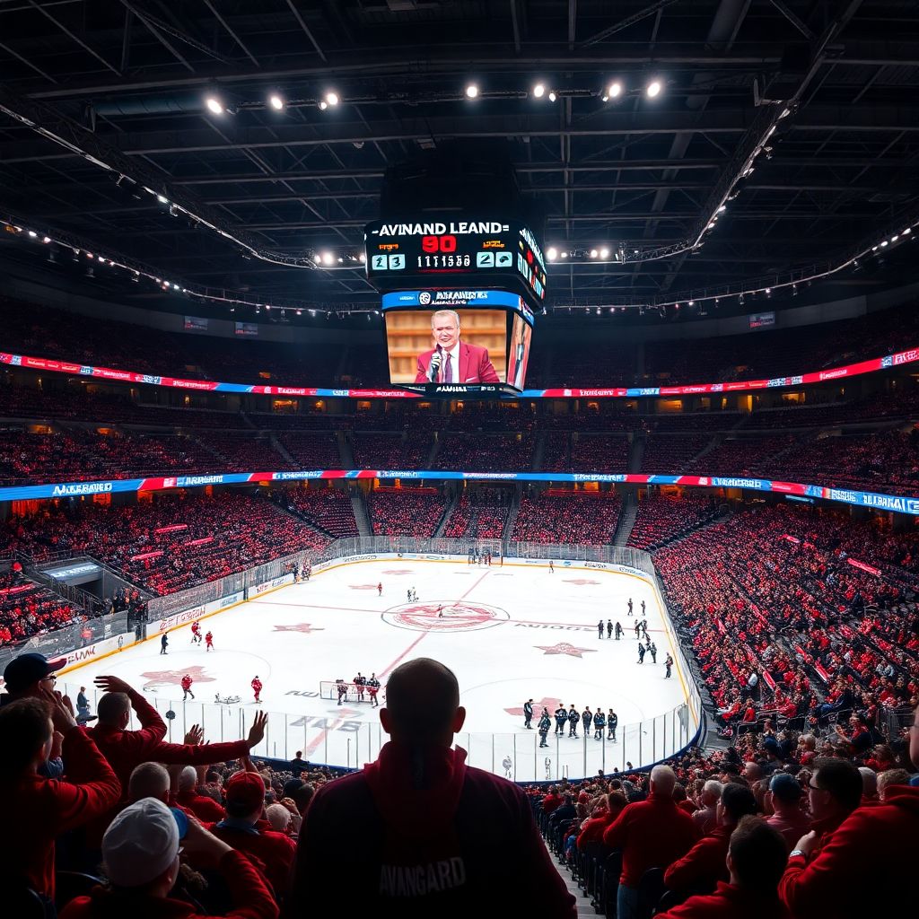 Атмосфера на арене «Авангарда»: как диктор, свет и звук создают шоу